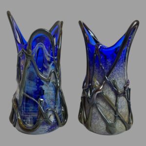 Signed Studio Glass Vases