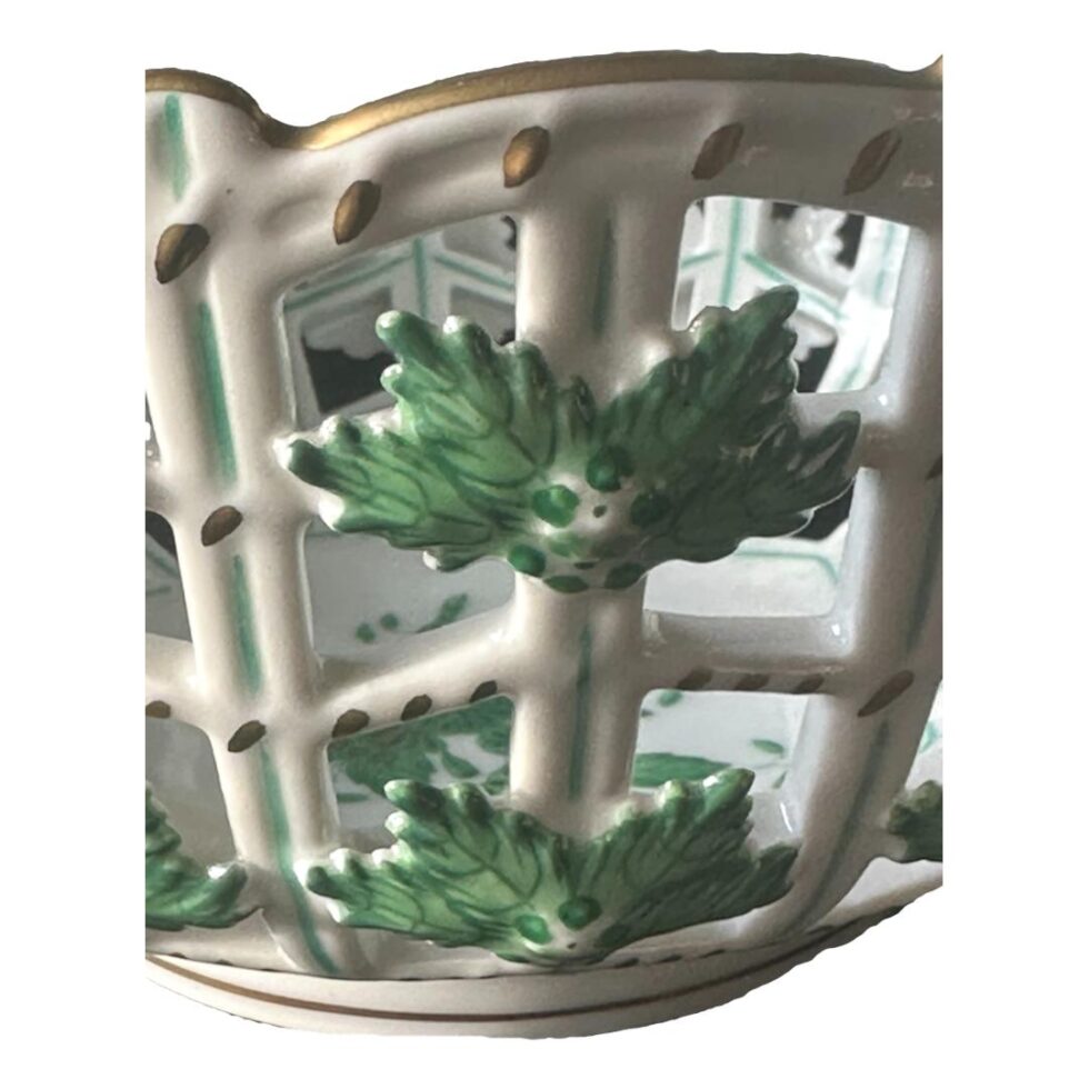 Close up photo of a couple of the 3D outer ivy leaf moulds.