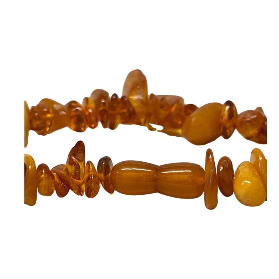 A close up of the clasp area which is shown closed.